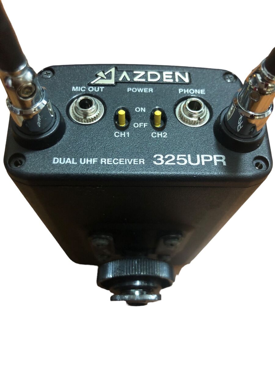 Azden 325UPR Dual-Channel Wireless Microphone System | eBay Azden 325UPR Dual-Channel Wireless Microphone System | eBay