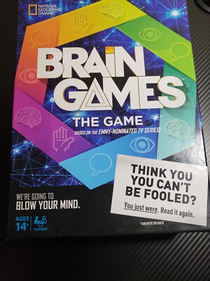 Brain Games The Game Ages14+/3-6 Players National Geographic Channel Preowned 