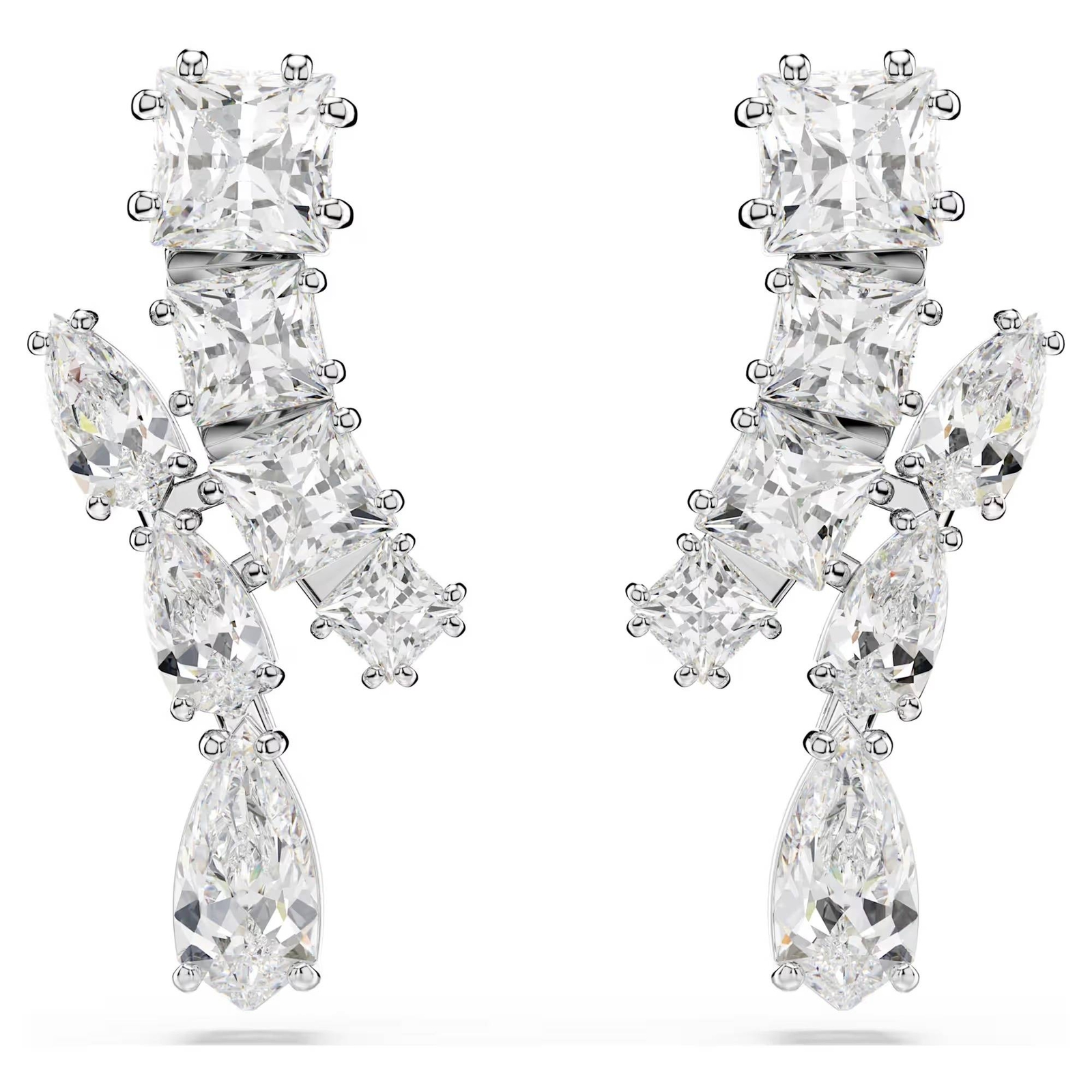 Orecchini Swarovski Matrix Pendenti 5700418 Earrings Cristalli Eleganti