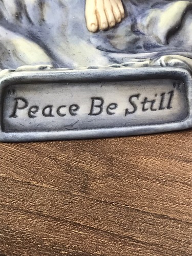 Jesus Christ Peace Be Still By Dallas Anderson 1999 Beautiful Statue Of Jesus - Picture 9 of 12