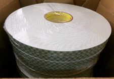 Case of 18 3M Double Coated Urethane Foam Tape REF 4026, 1/2"x36yd Each, New S1