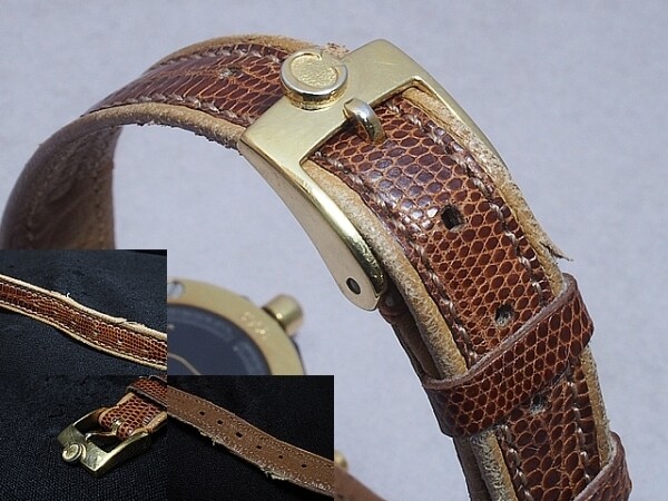 century Time Gem Genuine Lug Diamond K18YG watch men