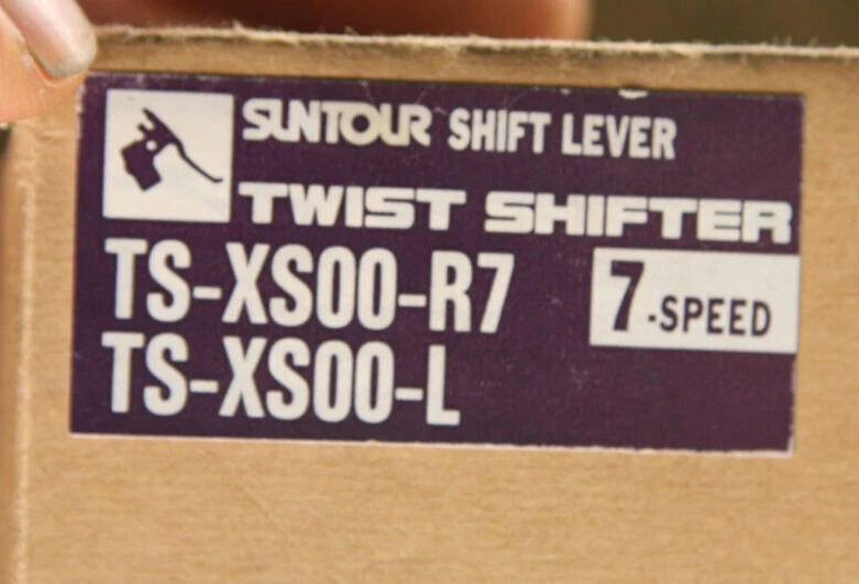 Retro oldschool NOS NEW NIB SunTour 3 x 7 sp. shifters levers set Mountainbike - Image 4 of 4