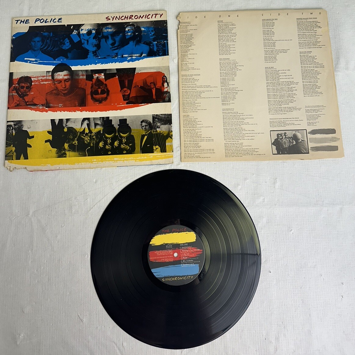 The Police - Synchronicity Vinyl Record 1983 A&M SP-3735 Very Good Condition