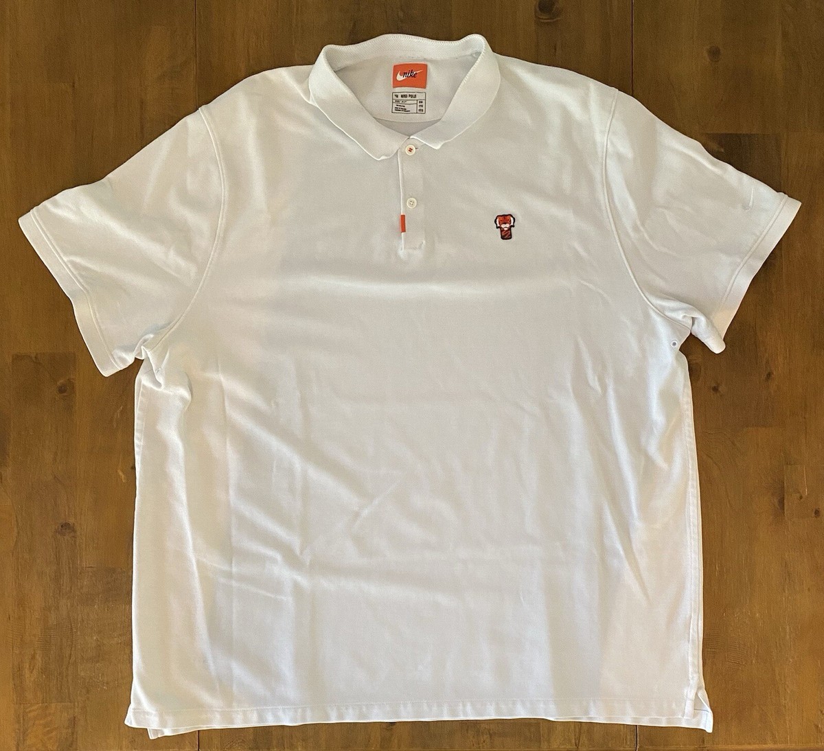 EXTREMELY RARE Nike Tiger Woods Frank White Polo CJ0880-100 NWT - Main Image