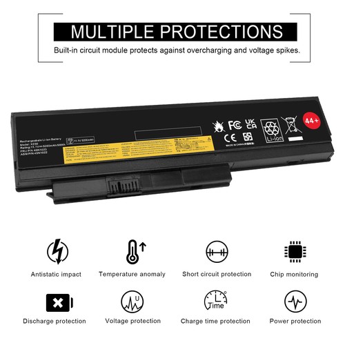 NEW Laptop Battery For Lenovo ThinkPad X230 X230i X230s X220 X220i X220s 4400mAh - Picture 4 of 13