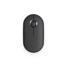 Black Ergonomic Wireless Mouse with Bluetooth and receiver