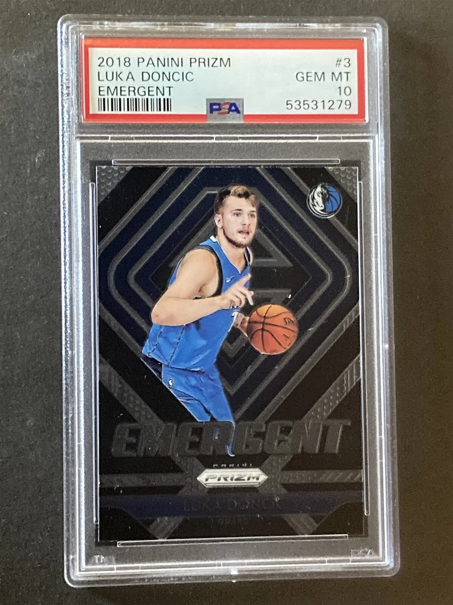2018 Prizm Luka Doncic Emergent RC Insert Gem MINT PSA 10