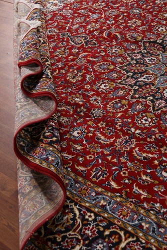 Red Floral Traditional 10x13 ft Area Rug Living Room Rug - Picture 17 of 19