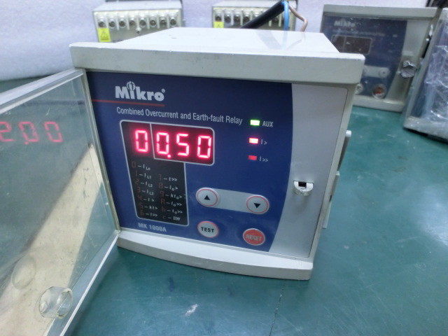 Mikro MK1000A Combined Overcurrent and Earth-Fault Relay,used$5731