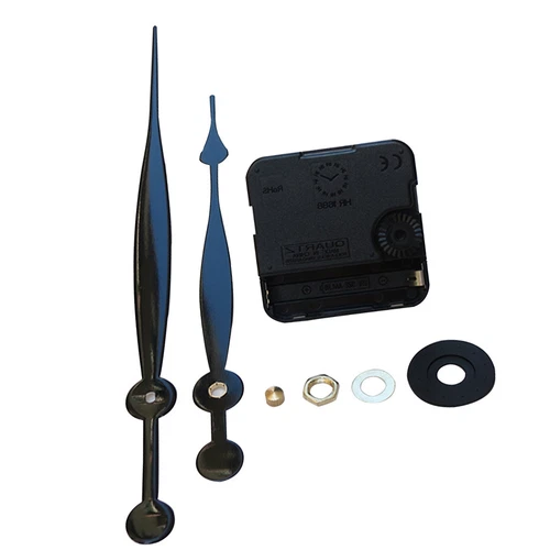 Black HR1688-28 Mechanism Quartz Wall Clock Movement Repair Kit Long Hand - Picture 5 of 11