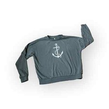 Rylee  Cru Terry Nautical Anchor Sweatshirt