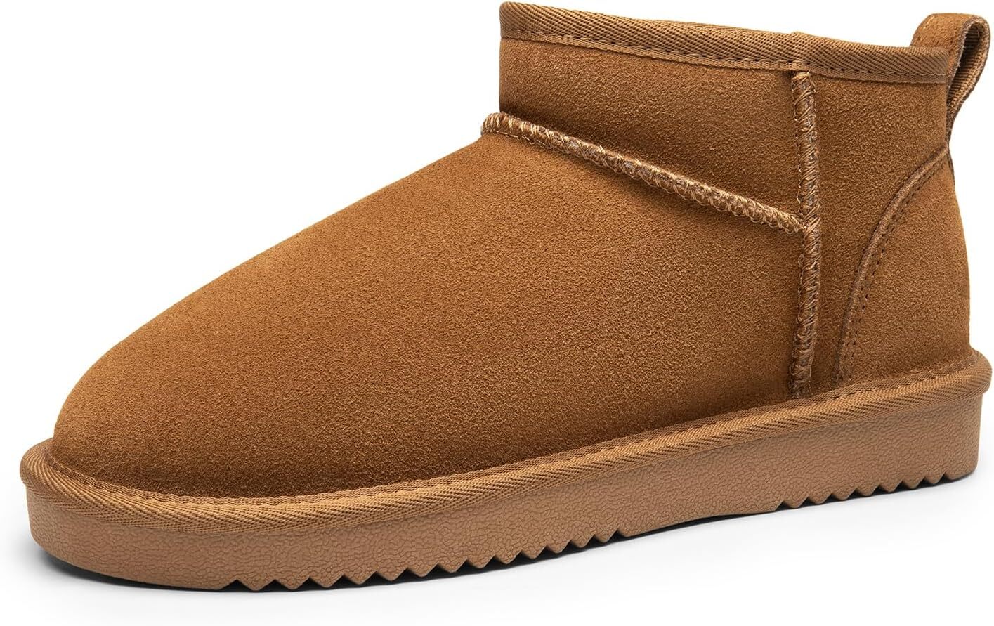 Dream Pairs Women’s Winter Mini Ankle Boots with Suede & Faux Fur Lining