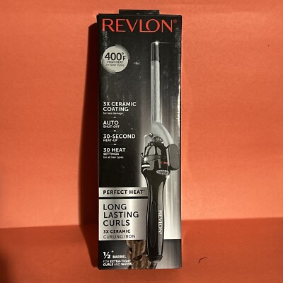 Revlon 1/2'' Barrel Ceramic Curling Iron