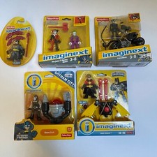 5 Imaginext DC Super Friends Batman Action Figures Collection Sets Fisher Price