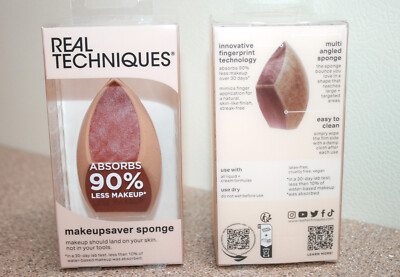Set of 2 Real Techniques Makeupsaver Blending Sponge Makeup each Full Size