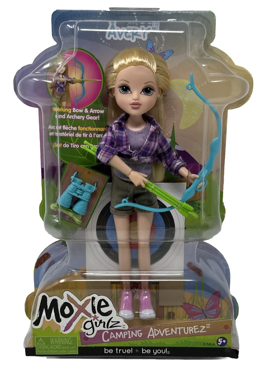 Moxie Girlz Camping Adventurez Archery Champion Doll Avery Brand