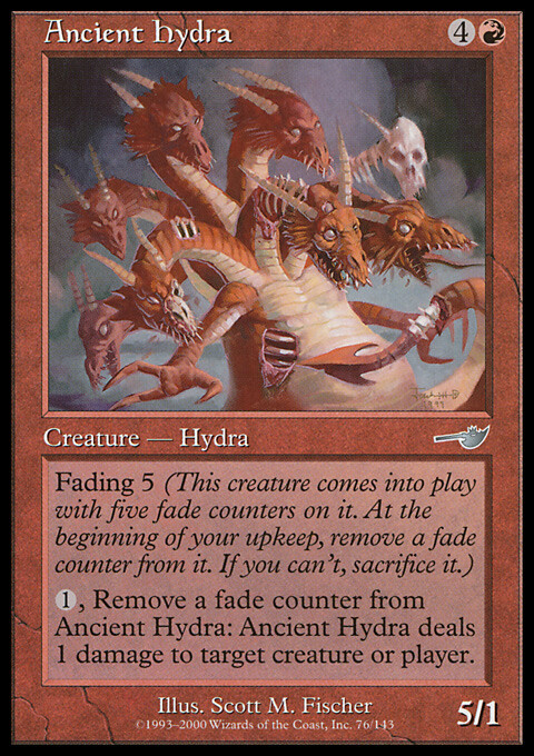 MTG Magic the Gathering Ancient Hydra (76/143) Nemesis LP