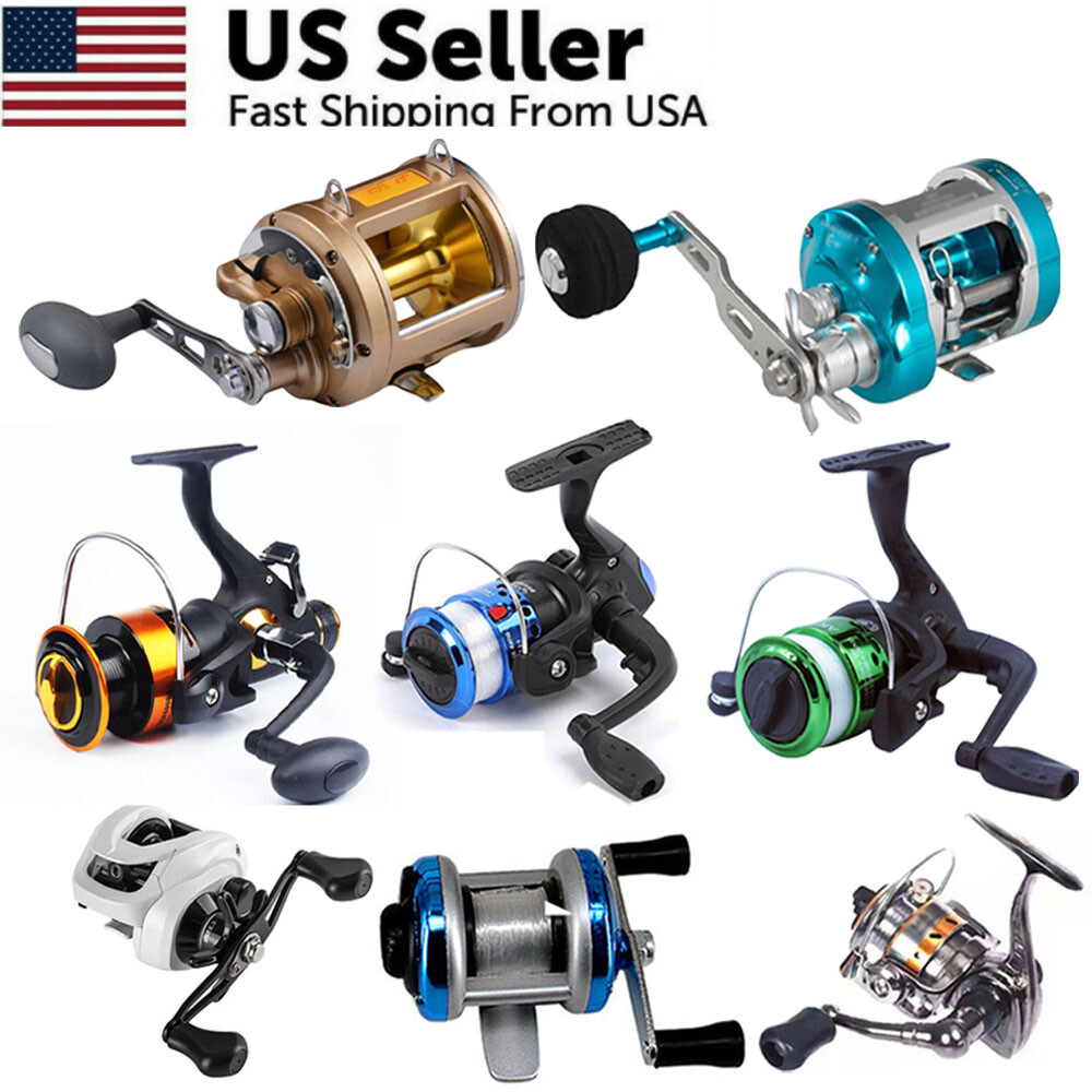 baitcasting reels saltwater fishing Goofish Reel:6.18:1 Gear Ratio,15kg Drag,10+1 BB Right / Golden / BCS250 Soft rubber handle knob provides ultimate comfort Saltwater Baitcasting Reels | The
