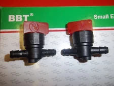 inline fuel shutoff valve fits  1/4"half twist valve 2PK  
