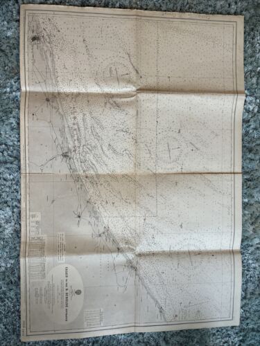 Admiralty Chart - Calais To The R Schelde Entrance - WW2 Era Dunkirk - 1872 - Picture 1 of 7