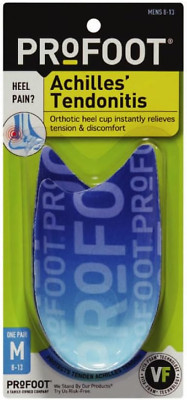 Profoot Achilles Tendonitis Men'S Orthotic Heel Cup, 1 Ea