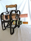 Four Section Metal Bottle Carrier with Wood Handle — photo 5