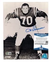 Art Donovan Baltimore Colts HOF Signed 8x10 Football Photo Beckett Certified