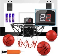 TREYWELL Indoor Basketball Hoop for Kids and Adults Door Room Basketball Hoop...