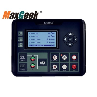 Mebay ATS Genset Controller 1P2W to 3P4W Dual Power Intelligent Switching Module