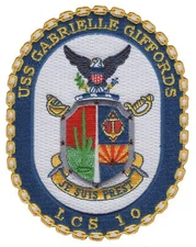 USS Gabrielle Giffords LCS 10 Littoral Combat Ship Patch