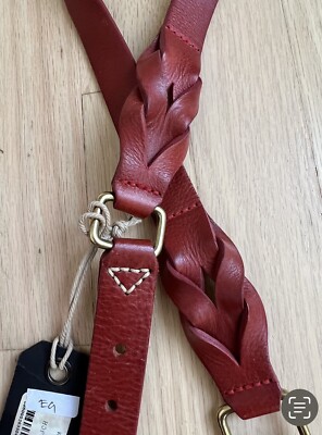Rag & Bone Red Leather Belt Rag & Bone Ventura Belt in Ruby Red main image 2