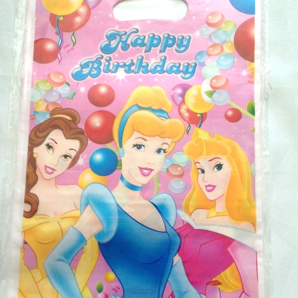 20 Loot Bags New Children Birthday Party Loot Gift Bags, Princess