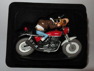 Figurine Résine Joe Bar Team - Moto Solex Lucien - Vent D'Ouest - Lucane