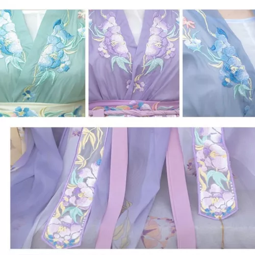 Cosplay Hanfu Dress Chinese Ancient Traditional Women Set Carnival Fairy Costume - Picture 13 of 20