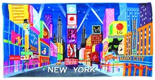 New NYC New York City Times Square Broadway Full Size Beach & Home Decor Towel