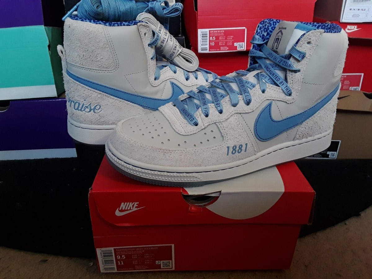 Size 9 - Spelman College x Nike Terminator High Jaguars for 