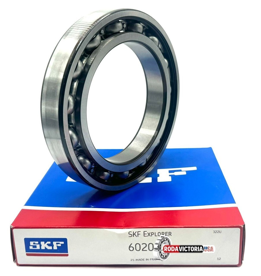 SKF 6020 DEEP GROOVE BALL BEARING, OPEN TYPE, NO SEALS 100x150x24 mm eBay