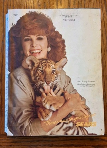 Vintage Sears Catalog 1985 Spring Summer Stefanie Powers Cheryl Tiegs