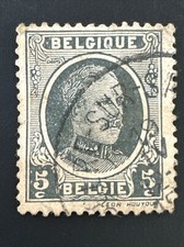 Belgium 1922 - King Albert I - Type Houyoux - SG#352 - 5 Centimes