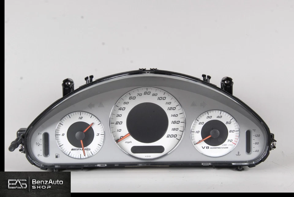 04-06 Mercedes W211 E55 V8 AMG Speedometer Instrument Cluster 2115401247 OEM - Image 2 of 4