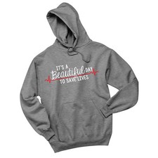 Sudadera con capucha Grey's Anatomy "It's a Beautiful Day To Save Lives"