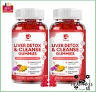 2x Liver Detox Gummies Liver Health Digestive Support w/ Milk Thistle, Dandelion