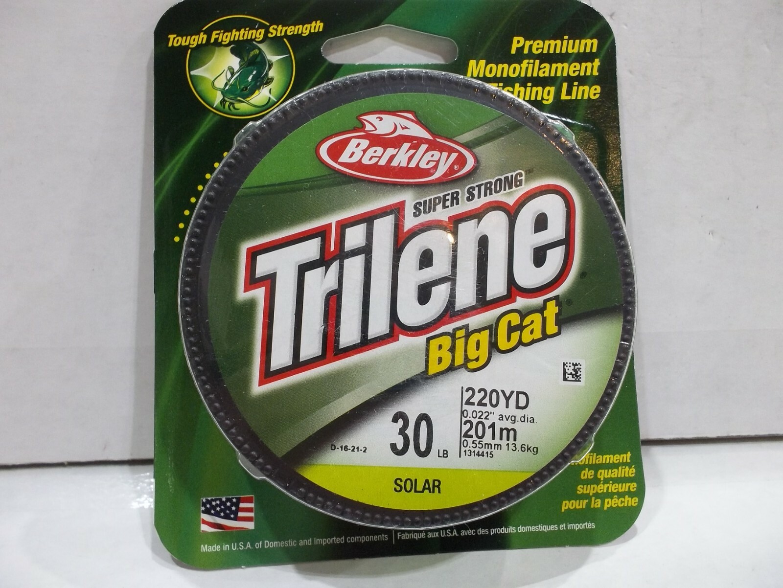 Berkley Trilene Big Cat fishing line Solar color Choose your line