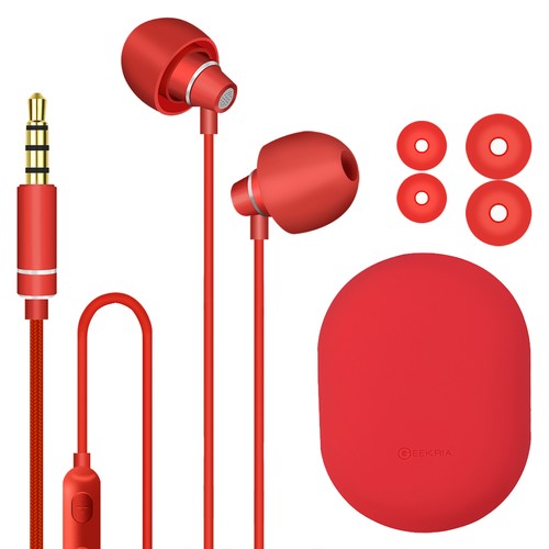 Geekria Sleep Earbuds, Mini Comfy ASMR 
