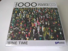 NEW Wine Time Jigsaw Puzzle 1000 Pieces 27 x 19 Funwares New Sealed