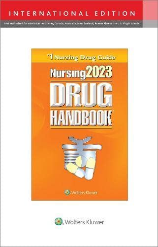 Nursing Drug Handbook 2023 by Lippincott Williams and Wilkins