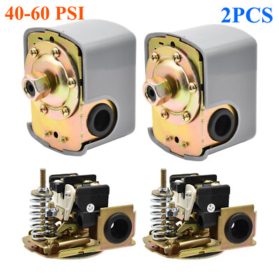 #ad #ad 2PCS 40 60 PSI Well Water Pump Pressure Control Switch Double Spring Pole $21.99
