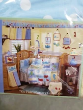 NEW Cocalo "Go Fish" Nursery Wall Hanging Decor & Diaper Stacker