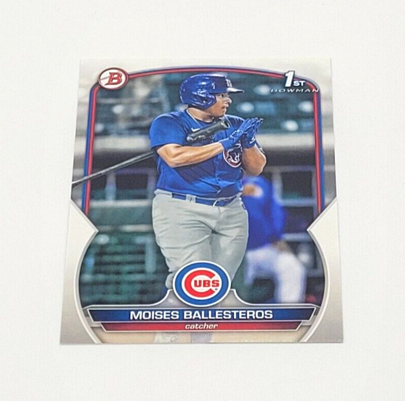 2023 Bowman Baseball Moises Ballesteros Chicago Cubs First Bowman #BP-11